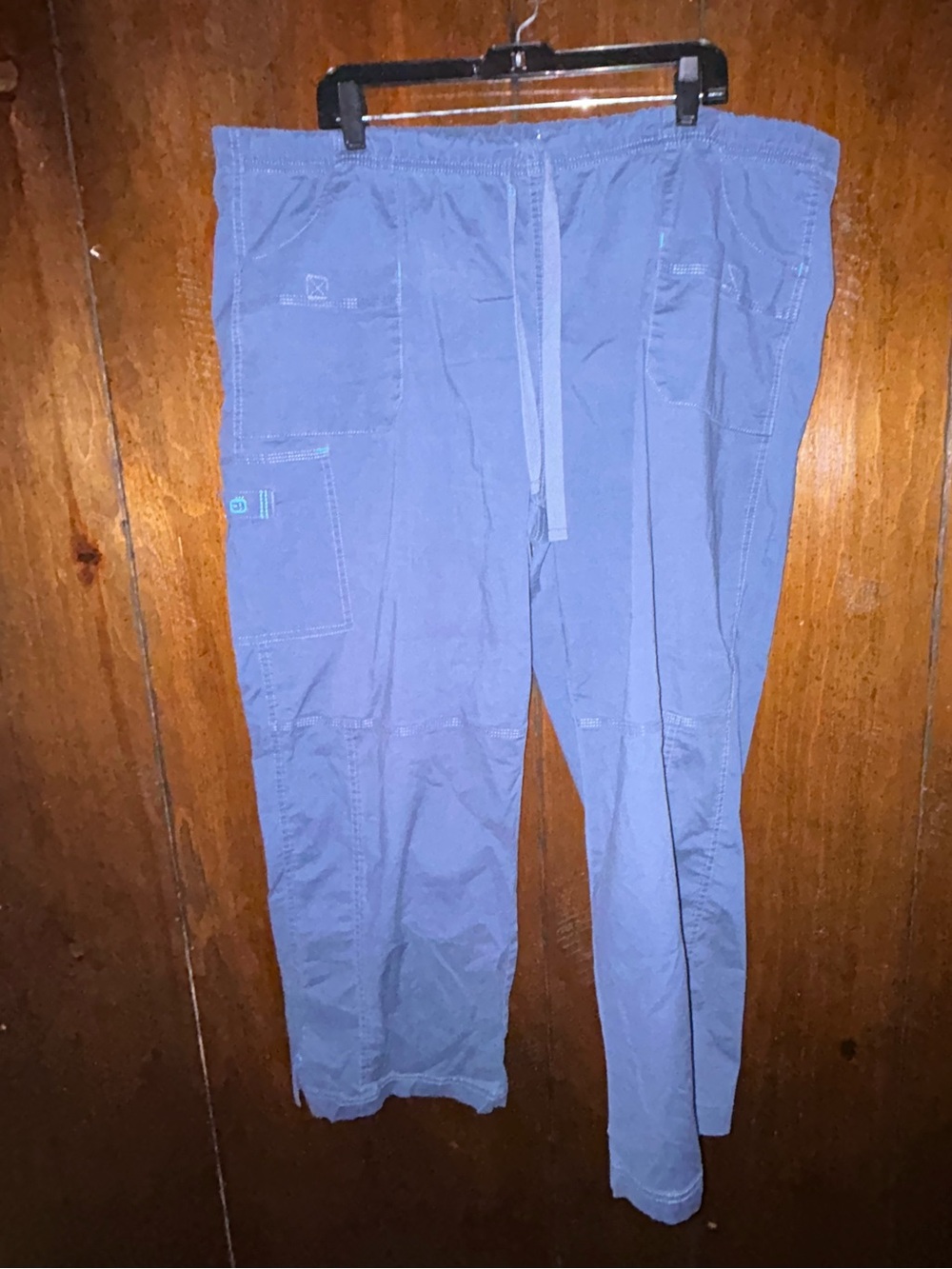 Spread Good Cheer! Blue Scrub Pants